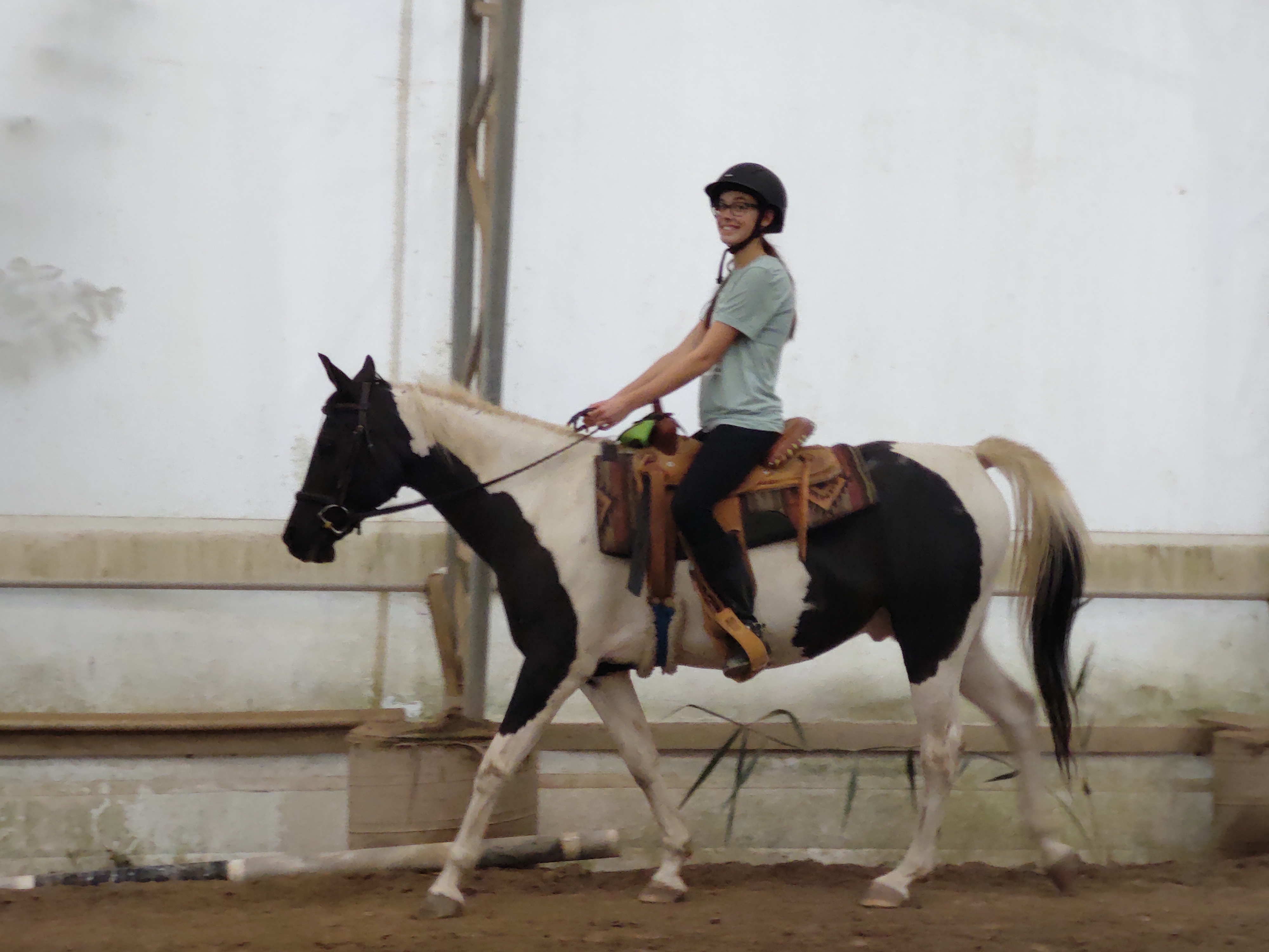 Eve riding Bandit Ranch